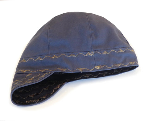 Midweight Flame Resistant Welding Cap CAT II 6 Panel Hat Size 7 1/4 Dark Grey, Water And Oil Repellent Cotton Twill