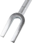 Pickle fork ball joint separator fork, tempered drop-forged steel, 15/16-inch tapered fork, close-up view