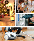 6 Foot Weather Resistant Extension Cord 16/3 SJTW Heavy Duty With 3 Prong Grounded Plug UL Listed in various home settings