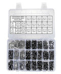 1310 Piece Metric Hex Socket Flat Head Screw Bolt Assortment Kit With Washers And Nuts M2 M3 M4 M5 M6 Heavy Duty Alloy Steel Fasteners in box.