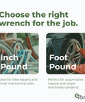 One Quarter Inch Drive Torque Wrench With Magnetic Locking System, Dual Scale Inch Pound And Newton Meter Readouts, 5 To 50 Inch Pound Or 0.6 To 5.6 Nm, Pro Grade Digital Precision For Automotive And DIYers for bike and car repairs
