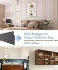 Heavy Duty French Cleat Hanger 30 Inch, Rock Solid Aluminum Wall Mount Bracket for indoor and outdoor decor use.