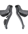 Drop Bar Shift And Brake Lever Set For 1x 10-Speed Sword Compatible, gray with textured grip, side view