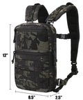 Tactical Molle Hydration Pack One And A Half Liter Capacity Water Reservoir Bag for Molle Vest Backpack Lightweight Durable