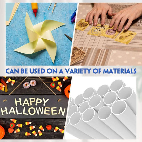 Three Pack Heavy Duty Handheld Hole Puncher Set used on paper crafts and PVC for projects