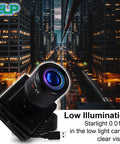 USB Camera With 2.8-12mm Varifocal Zoom Lens For Windows Mac Linux Raspberry Pi 1.3MP HD 960P Low Light Webcam in city backdrop