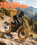Built Different 3000W Electric Bike Rolling At 42 MPH With 100 To 200 Mile Range Powered By 60V 70Ah Battery Featuring 26 Inch Fat Tires And Full Suspension For Adult Riders