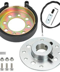 Rear 4 Inch Drum Brake Band And Steel Sprocket Hub Kit With Cable Pin For Predator 212cc 196cc Go Karts Drift Trikes Manco 1492 Azusa 2562