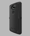 Heavy Duty Case For LG V10 Delivering Totally Bombproof Impact Defense With Built In Screen Guard Belt Clip Holster Kickstand And Fully Sealed Dust Ports In Black, showcasing a sleek black design.