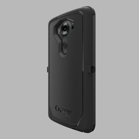 Heavy Duty Case For LG V10 Delivering Totally Bombproof Impact Defense With Built In Screen Guard Belt Clip Holster Kickstand And Fully Sealed Dust Ports In Black, showcasing a sleek black design.