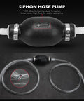 Siphon hose pump with two clear hoses, designed for high flow, part of the 22 Piece No Spill Coolant Filling Funnel Kit.