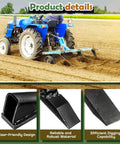 Tractor plowing field using 3 Pack Replacement Box Blade Shank Points For Three Quarters Thick Shanks Or Tractor Scarifier