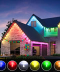 House decorated with Blue 200 Pack 3mm LED Diodes Assortment Kit For Arduino Breadboard PCB DIY Electronics Round Diffused LEDs