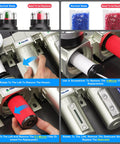 Instructions for replacing filters on Industrial Air Drying System 0 To 240 PSI Half Inch NPT With Three Stage Filtration
