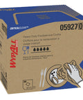 CriticalClean High Capacity Heavy Duty Foodservice Cloths Quarterfold Towels Blue 300 Sheets Per Box packaging