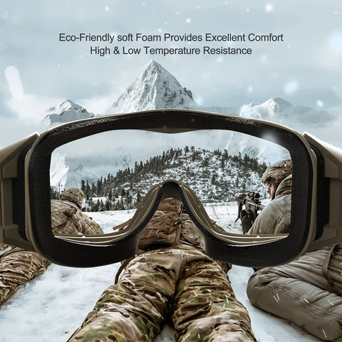 Fog Proof Airsoft Goggles With Interchangeable Lenses For Shooting And Outdoor Sports Tough Anti Fog Safety Glasses