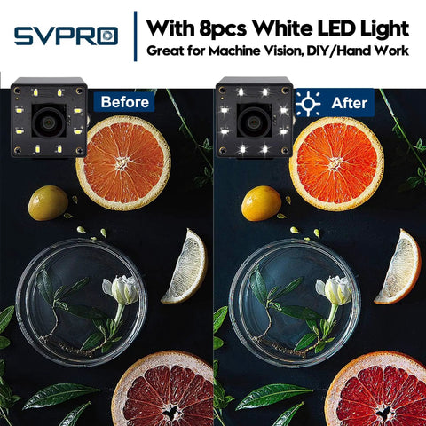 Comparison of image quality before and after using 12MP USB Camera With Light For Crisp 4K Streaming And No Fuss Ultra Smooth 1080P 120fps Recording IMX577 Low Light Sensor Plug And Play Compatible With Lightburn Windows Mac Linux Android, showing enhanced brightness and detail.
