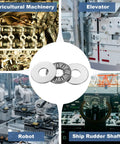NTA411 Thrust Needle Roller Bearing Set With 20 Washers Chrome Steel Bearings Heavy Duty shown in machinery applications