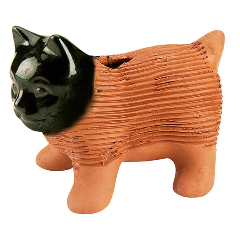 Kitten Chia Seed Planter Kit With Seed Pack And Drip Tray, Easy To Grow Green Fur Decorative Planter for Home or Office