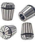 2 Pack ER32 Spring Collets 1/4 Inch High Precision Collet Chuck for CNC Router Milling Machine Lathe Spindle Tool Holder, shown in four angles