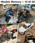 5 Channel 2.4GHz RC Transmitter And Receiver Combo With Gyro Stabilization for crawlers and drift cars in outdoor settings