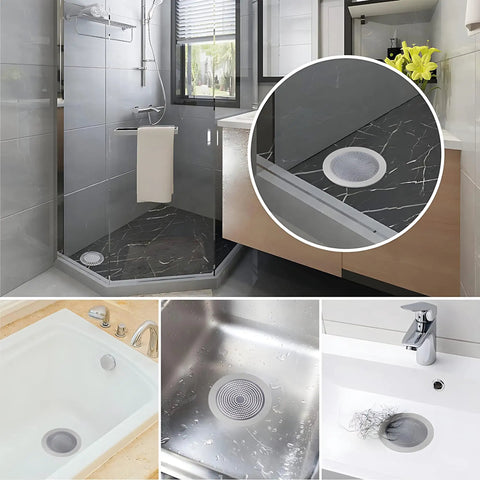 Rock Solid 3.5 Inch Shower Drain Hair Catcher, Heavy Duty 304 Stainless Steel Sink Strainer And Bathtub Guard, Hooks Right Up To Snag Every Strand, Smooth Zero Sweat Cleanup For Your Home