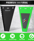 Magnetic Wrench Organizer Set Two Piece With 32 Slot Drawer Storage For SAE One Quarter To One And One Sixteenth Inch And Metric Six To Twenty Four Millimeters Green And Black with anti-corrosion and strong magnets features.