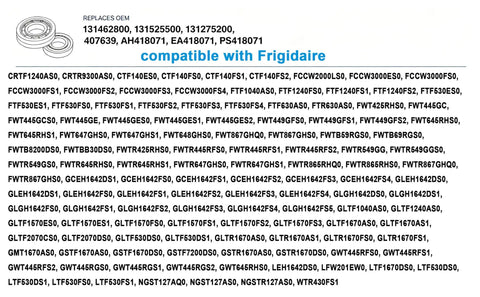 Front Load Washer Tub Bearing And Seal Kit Beats Roaring Noise And Stops Pesky Leaks For Frigidaire And Kenmore Models on OEM parts list.