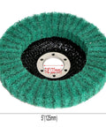 Super Tough 5 Inch Nylon Fiber Flap Disc With 125mm Size And 22mm Arbor Fits Your Angle Grinder for polishing metal.