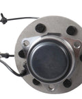 Front view of Front Wheel Bearing Hub Assembly 515054 For Chevy And GMC 6 Lug 2WD With ABS Easy Install Front Hub Replacement