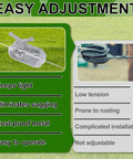 12 Pack Aluminum Electric Fence Wire Strainers And Tensioners, Easy Adjustment, Corrosion Resistant Comparison Chart
