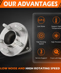 Front Wheel Hub And Bearing Assembly With ABS For 2012 To 2020 Chrysler 300 And 2012 To 2014 Dodge Challenger Charger RWD