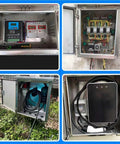 Rugged Outdoor Electrical Control Panel Enclosure Built To Last With Stainless Steel Construction Dustproof Wall Mounted Junction Box Open