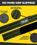 Heavy Duty Wrist Wraps And Lifting Straps For Weightlifting Men High Grip Gym Wrist Support For Bench Press And Deadlift Anti Slip Silicone Straps Improve Stability Lift Heavier Safer Sessions