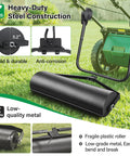 Universal Lawn Stripe Kit For Push Walk Behind Mowers With Heavy Duty Roller And Adjustable Bracket, Large Easy Fill Sand Port And Funnel, Fits Gas Or Electric Mowers, DIY Striper Tool, 5.2-inch steel roller