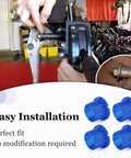 Easy installation of Set Of 4 Shift Linkage Bushings For Automatic Transmission Shifter Arm Sleeve Bushing Replace 90385 11003