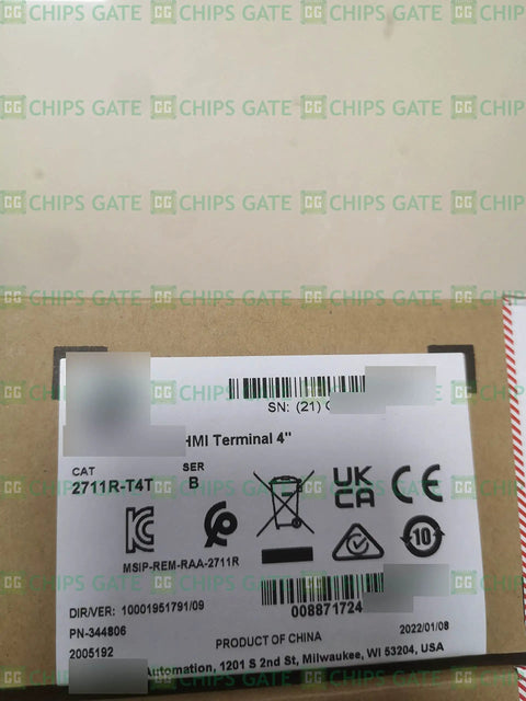 Box label for 2711R-T4T Series B 4 Inch HMI Terminal New Sealed Pro Grade Industrial Display Panel ideal for harsh environments