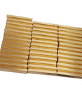 Top Tier Heavy Duty Brass M3 X 30Mm Straight Hex Standoff Pillar Spacers With Knockout Female Threads That Kill Rust And Lock Your Circuit Boards Down In Every Build 40 Piece Bulk Pack stacked in a neat arrangement.
