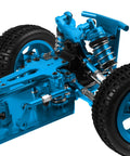 Metal RC Chassis Frame Kit 1/14 4WD For WLtoys 144010 144001 144002 Beefed Up Kit Blue Durable Easy Bolt On DIY Truggy Frame