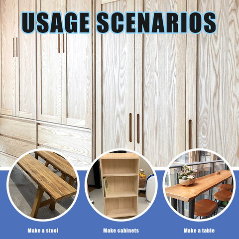 192 Piece M6 Hardware Kit For Wood Furniture And Cabinetry DIY Ready All In One Set assembly examples: stool, cabinet, table