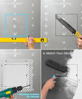 Built Tough 7x7 Galvanized Steel Drywall Access Panel With Fully Removable Door And Paintable White Finish For Plumbing And Utility Covers Quick No Fuss Install installation steps on drywall.