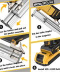 How to use Real Deal Hella Reliable Cordless 18 Gauge Brad Nailer And Staple Gun Combo with detailed steps for loading fasteners.