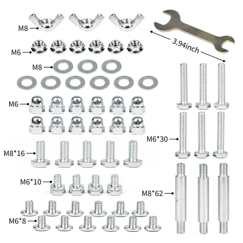 Patio Heater Reflector Shield Accessory Kit With Spacers Washers And Fasteners For Round Umbrella Gas Heaters Universal Replacement