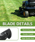 Ultra High Lift Bagging Blade Set For 54 Inch Zero Turn Mowers Heavy Duty Replacement 74205086 CMXGZAM110194 installed