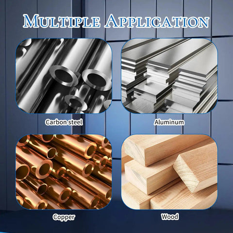 Multiple materials for 7 Piece Center Drill Set With 60 Degree Countersink Bits in M2 Pro Grade High Speed Steel usage