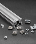 100Pcs M5 Sliding T Nuts For 20X20 Aluminum Extrusion 6mm T Slot Easy End Load Install