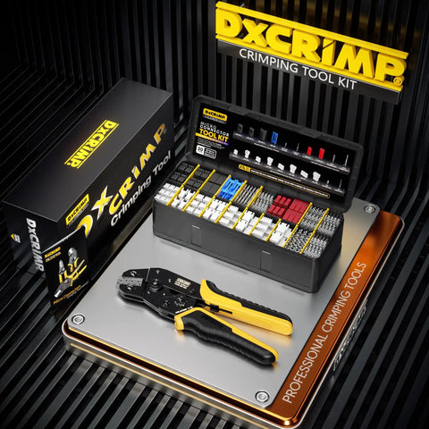 Crimping Tool And Connector Kit With 20 Types JST XH SYP 2.5mm And 2.54mm Connectors, 32 20 AWG Crimp Pliers, and storage case