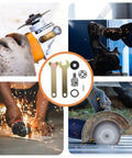 Heavy Duty Electric Drill Adapter Angle Conversion Kit Real Deal Nut Wrench For Grinding Bolt Work Compatible With Major Brand Power Tools Easily Essential Gear For DIY Pros Who Want To Crush Projects Without Stress Or Spending Crazy Money At All, metal angle grinder kit