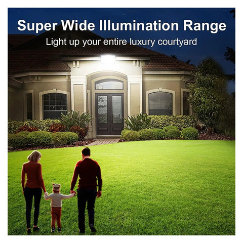 JUDYSSY Led Floodlight Led Projector Waterproof Reflector 10W20W 30W 50W 100W 150W 200W 300W illuminating courtyard at night.
