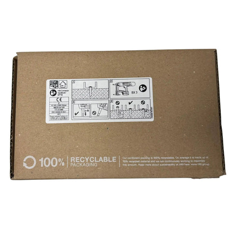 Packaging box of High Performance X-P 17 B3 MX Bulk Nails, 1000-count, shown with assembly instructions and 100% recyclable label